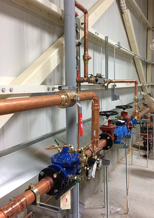 ptf_garage_municipal_saguenay_01 Tuyauterie en cuivre